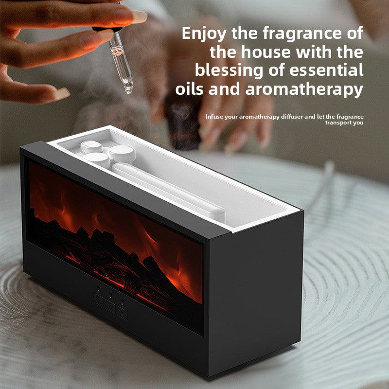 3d fireplace flame aroma diffuser